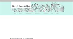 Desktop Screenshot of fieldremedies.com
