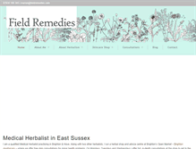 Tablet Screenshot of fieldremedies.com